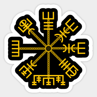 Vegvisir Icelandic Magical Stave Sticker